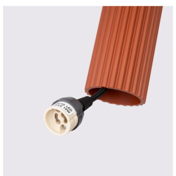 Závesné svietidlo v tehlovej farbe Gleam – Nice Lamps - Image 9