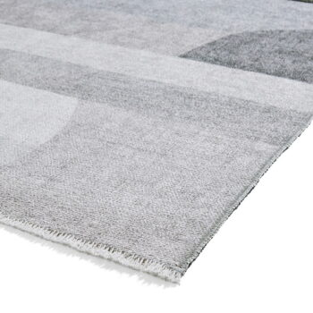 Sivý prateľný koberec s prímesou bavlny 152x230 cm Whisper – Think Rugs - Image 8