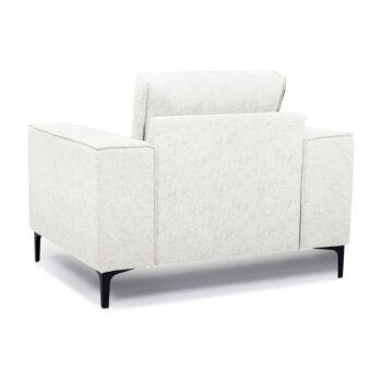 Biele kreslo Copenhagen - Scandic – Obrázok 4