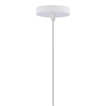 Bielo-svetlomodré závesné svietidlo s textilným tienidlom Single – Candellux Lighting - Image 5