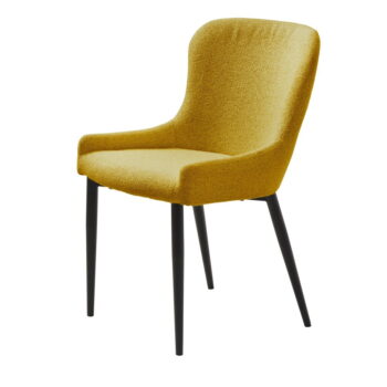 Žltá jedálenská stolička Ontario – Unique Furniture – Obrázok 2