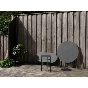 Čierna kovová stolička Disc – Zone - Image 6
