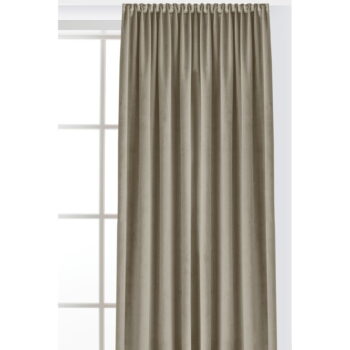 Béžový zamatový dimout záves 200x175 cm Velto – Filumi - Image 2