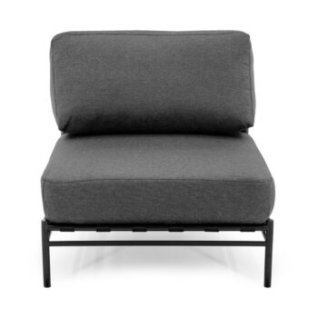 Tmavosivý modul záhradnej pohovky (stredový diel) Dandy – Sit Sit – Obrázok 8