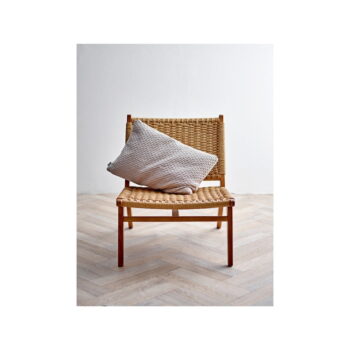 Béžový vankúš zo zmesi bavlny a vlny Södahl Wave Knit, 40 x 60 cm - Image 3