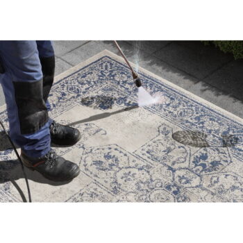Modro-krémový vonkajší koberec NORTHRUGS Borbon, 120 x 170 cm - Image 5