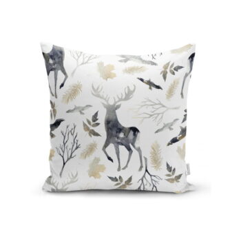 Súprava 4 vianočných obliečok na vankúš a behúň na stôl Minimalist Cushion Covers Holiday Season - Image 3