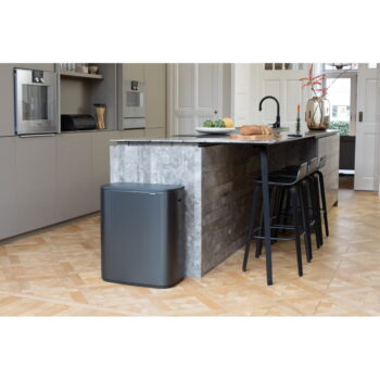 Tmavosivý dotykový oceľový odpadkový kôš 60 l Bo Touch Bin – Brabantia - Image 2