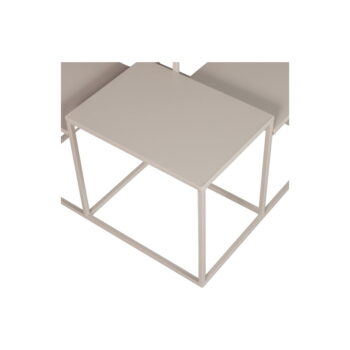 Béžový kovový konferenčný stolík 70x70 cm Mida – WOOOD - Image 5