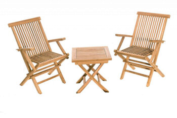 Deokork Záhradný odkládací stolík CANADA (teak) – Obrázok 2