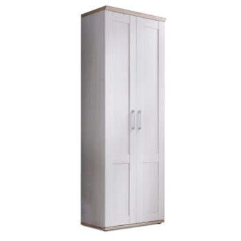 Skriňa PROVENSAL 70-015-D4 je dvojdverová šatníková skriňa, ktorú možno kombinovať s ostatnými prvkami z modelovej rady Provensal. Systém Provensal je elegantná sektorová zostava, ktorú je vhodné umiestniť do predsiene. Materiál použitý na výrobu je fóliovaná DTD vo farebnom prevedení biela / dub…
