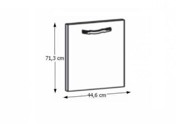 Dvierka umývačky ROYAL 44,6x71,3 cm sú veľké dvierka na umývačku so šírkou 45 cm. Systém Royal je elegantná sektorová kuchynská zostava vyrobená v anglickom štýle, ktorú si môžete vyskladať podľa Vašich potrieb a predstáv. K zostave dolných kuchynských skriniek je potrebné dokúpiť pracovnú dosku…