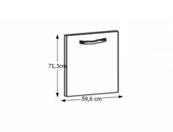 Dvierka umývačky ROYAL 59,6x71,3 cm sú malé dvierka na umývačku so šírkou 60 cm. Systém Royal je elegantná sektorová kuchynská zostava vyrobená v anglickom štýle, ktorú si môžete vyskladať podľa Vašich potrieb a predstáv. K zostave dolných kuchynských skriniek je potrebné dokúpiť pracovnú dosku…