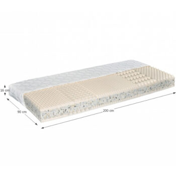 GUMOTEX Cati V obojstranný penový matrac 90x200 cm PUR pena / RE pena / látka - Image 2
