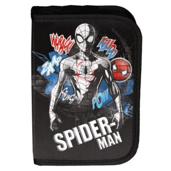 3-dielny školský set Spider-Man - batoh na kolieskach + peračník + taška na prezúvky