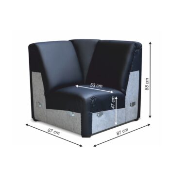 Rohová sedačka BITER U L je celočalúnená rozkladacia sedačka v tvare U s úložným priestorom, ktorú možno umiestniť do moderne zariadenej obývacej izby. Spacia plocha má rozmery 200x120 cm. Jadro sedačka tvorí kombinácia pružín falista a purpena, ktoré poskytujú príjemné sedenie. Do úložného…