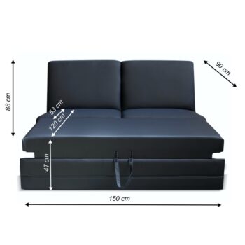 Rohová sedačka BITER U L je celočalúnená rozkladacia sedačka v tvare U s úložným priestorom, ktorú možno umiestniť do moderne zariadenej obývacej izby. Spacia plocha má rozmery 200x120 cm. Jadro sedačka tvorí kombinácia pružín falista a purpena, ktoré poskytujú príjemné sedenie. Do úložného…