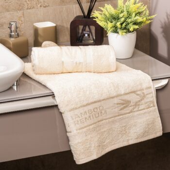 4Home Bamboo Premium uterák krémová, 50 x 100 cm, sada 2 ks