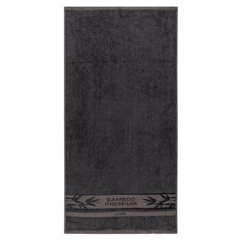 4Home Bamboo Premium uterák tmavosivá, 50 x 100 cm, sada 2 ks