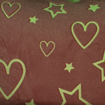 4Home Baránková mikina mikroplyš svietiaca Hearts, uni S - detské