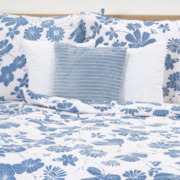 4Home Bavlnené obliečky Blue Meadow, 140 x 200 cm, 70 x 90 cm