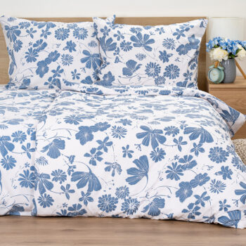 4Home Bavlnené obliečky Blue Meadow, 140 x 200 cm, 70 x 90 cm
