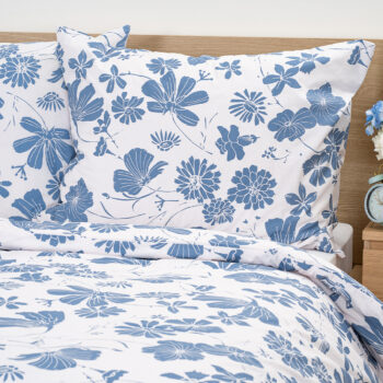 4Home Bavlnené obliečky Blue Meadow, 140 x 200 cm, 70 x 90 cm