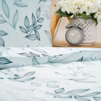 4Home Bavlnené obliečky Frosty Leaves, 140 x 220 cm, 70 x 90 cm