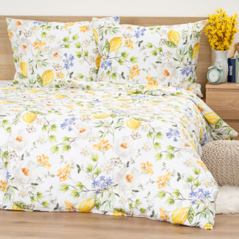 4Home Bavlnené obliečky Lemon Delight, 140 x 220 cm, 70 x 90 cm