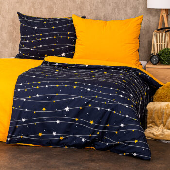 4Home Bavlnené obliečky Night sky, 140 x 200 cm, 70 x 90 cm, 140 x 200 cm, 70 x 90 cm
