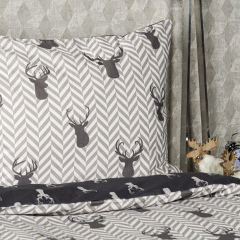 4Home Bavlnené obliečky Reindeer, 140 x 220 cm, 70 x 90 cm