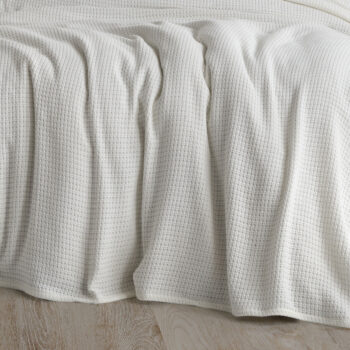 4Home Bavlnený prehoz na posteľ Claire krémová, 220 x 240 cm