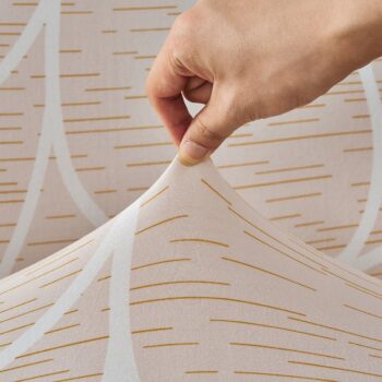 4Home Napínací poťah na kreslo Abstract béžová, 90-140 cm + obliečka na vankúšik zadarmo, 90-140 cm