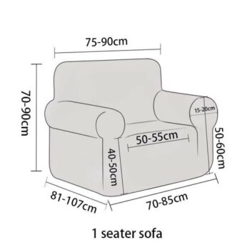 4Home Napínací poťah na kreslo Flora, 75 - 95 cm