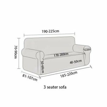 4Home Napínací poťah na sedačku Elegant modrá, 190-230 cm + obliečka na vankúšik zadarmo, 190-230 cm