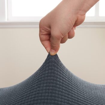 4Home Napínací poťah na stoličku Magic clean tmavosivá, sada 2 ks