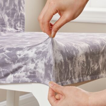 4Home Napínací poťah na stoličku Marble 45 - 50 cm, sada 2 ks