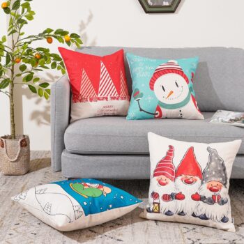 4Home Obliečka na vankúšik Christmas Dwarfs, 45 x 45 cm