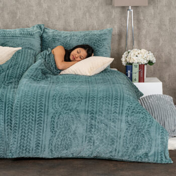 4Home Obliečky mikroflanel Knit, 140 x 200 cm, 70 x 90 cm