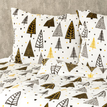 4Home Obliečky mikroflanel Nordic Tree, 140 x 200 cm, 70 x 90 cm