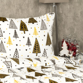 4Home Obliečky mikroflanel Nordic Tree, 140 x 200 cm, 70 x 90 cm