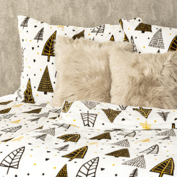 4Home Obliečky mikroflanel Nordic Tree, 140 x 200 cm, 70 x 90 cm