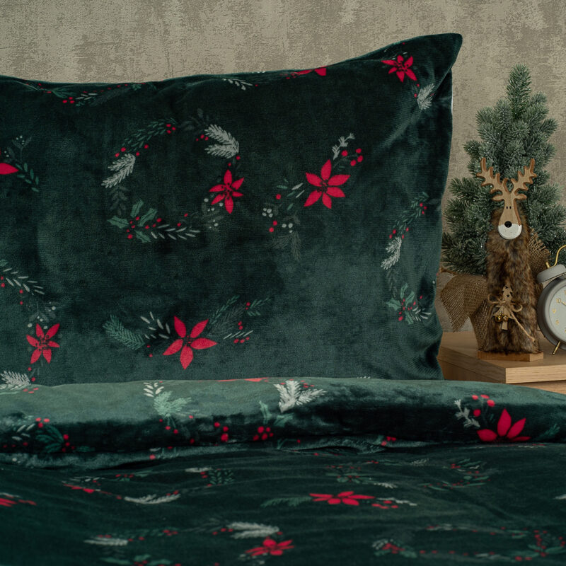 4Home Obliečky mikroflanel Poinsettia, 140 x 220 cm, 70 x 90 cm 4Home Obliečky mikroflanel Poinsettia, 140 x 220 cm, 70 x 90 cm