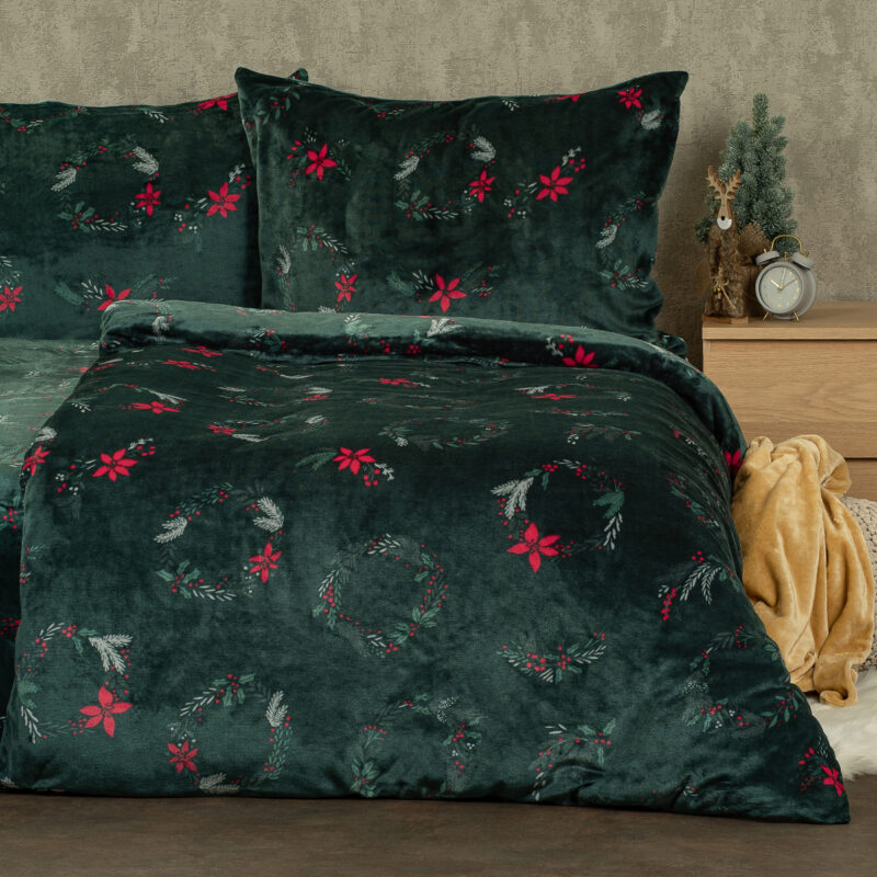 4Home Obliečky mikroflanel Poinsettia, 140 x 220 cm, 70 x 90 cm 4Home Obliečky mikroflanel Poinsettia, 140 x 220 cm, 70 x 90 cm