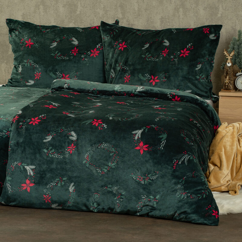 4Home Obliečky mikroflanel Poinsettia, 140 x 220 cm, 70 x 90 cm 4Home Obliečky mikroflanel Poinsettia, 140 x 220 cm, 70 x 90 cm