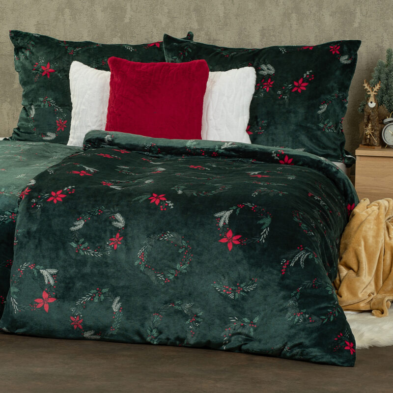 4Home Obliečky mikroflanel Poinsettia, 140 x 220 cm, 70 x 90 cm 4Home Obliečky mikroflanel Poinsettia, 140 x 220 cm, 70 x 90 cm