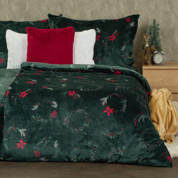 4Home Obliečky mikroflanel Poinsettia, 160 x 200 cm, 70 x 80 cm