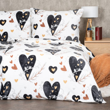4Home Obliečky mikroflanel Romantic, 140 x 220 cm, 70 x 90 cm