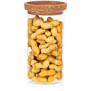 4Home Sklenená dóza na potraviny s vekom Cork, 1000 ml, 1000 ml