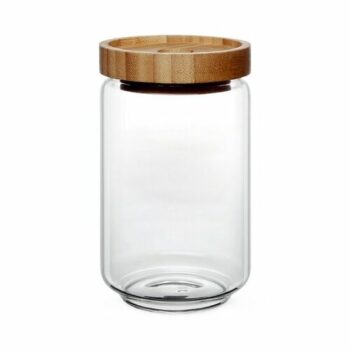 4Home Sklenená dóza na potraviny s viečkom Bamboo Style, 800 ml, 800 ml